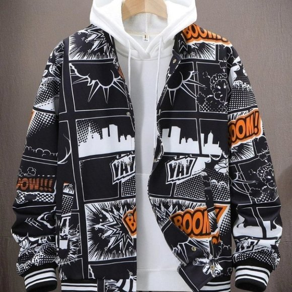 . Other - Black Mens Bomber Jacket